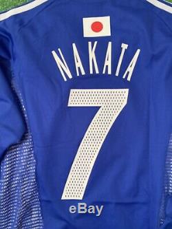 Maglia Shirt Jersey Nakata Japan Selezione Vs Real Madrid 2002 Match Issued Worn