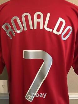 Manchester United Ronaldo Real Madrid Player Issue Shirt Nike Football Jersey