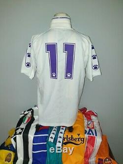 Match Worn Real Madrid 1994 96 1996 Jersey Fcb Barcelona Camiseta #11 Amavisca