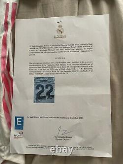 Match Worn Real Madrid Isco Vs Fc Barcelona With COA From Club Foundation