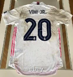 Match Worn Real Madrid Vinicius Jr Vs Atlanta Champions League 2021