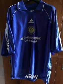 Match Worn T-shirt Shevchenko Sezon Jersey Dynamo Kiev FC Dynamo Kiev 2000
