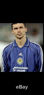 Match Worn T-shirt Shevchenko Sezon Jersey Dynamo Kiev FC Dynamo Kiev 2000