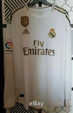 Match worn shirt Eden HAZARD Real Madrid maillot porté used jersey liga 19/20