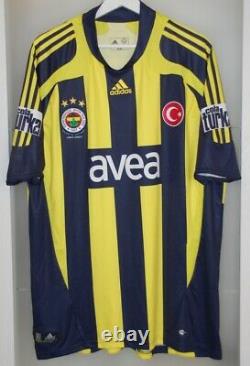 Match worn shirt jersey Fenerbahce Turkey Real Madrid Inter Milan Roberto Carlos