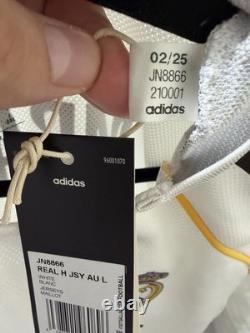 Mbappe #10 Men's LARGE Adidas Real Madrid Authentic Home Jersey