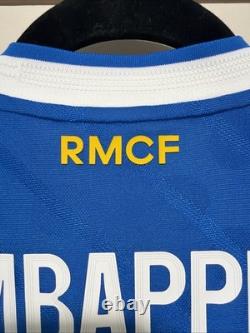 Mbappe 10 The Dictator Mens LARGE Adidas Real Madrid Third Authentic Jersey