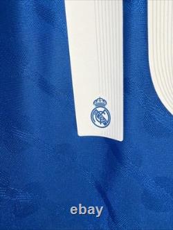 Mbappe 10 The Dictator Mens LARGE Adidas Real Madrid Third Authentic Jersey