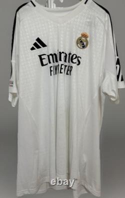 Mbappe #9 Mens Adidas Real Madrid Authentic Home Jersey La Liga 2XL