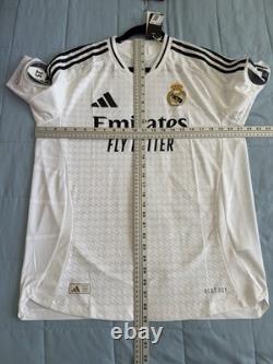 Mbappe #9 Mens LARGE Adidas Real Madrid Authentic Home Jersey UCL