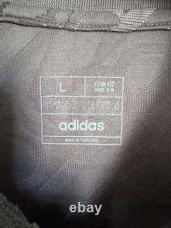Mbappe #9 Mens LARGE Adidas Real Madrid Third Authentic Jersey Champions