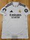 Mbappe #9 Mens XL Adidas Real Madrid Champions Home Jersey