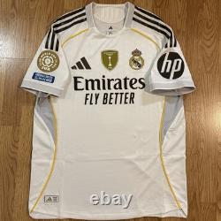 Mbappe authentic/issue Shirt Real Madrid FIFA World Club Cup USA 2025 Home