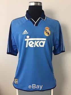 McMANAMAN #8 Real Madrid Third Football Shirt Jersey 1999/2000 (L)