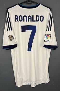 Men Fc Real Madrid 2012/2013 Ronaldo Soccer Football Shirt Jersey Maillot Size L