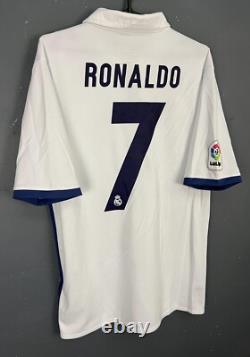 Men Fc Real Madrid 2016/2017 Ronaldo Soccer Football Shirt Jersey Maillot Size M