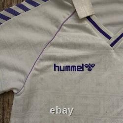 Men's 1986 Real Madrid Hummel Rare Home Soccer Jersey Size XL