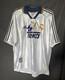 Men's Authentic Adidas BNWT Real Madrid CF 1998/2000 White Home Jersey Size L