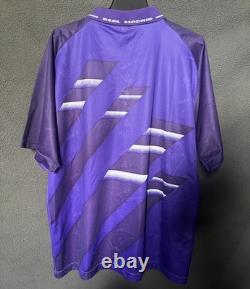 Men's Authentic Kelme Real Madrid CF 1994/95 Away Jersey Size L