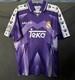 Men's Authentic Vintage Kelme Real Madrid CF 1996/97 Purple Away Jersey Size L