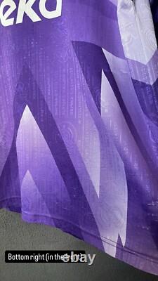 Men's Authentic Vintage Kelme Real Madrid CF 1996/97 Purple Away Jersey Size L