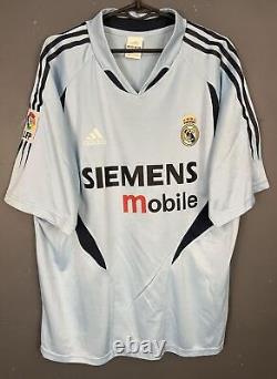 Men's Fc Real Madrid 2004/2005 Iker Casillas Soccer Football Shirt Jersey Size L