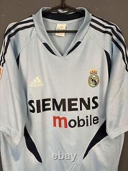 Men's Fc Real Madrid 2004/2005 Iker Casillas Soccer Football Shirt Jersey Size L