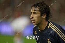Men's Raul #7 Fc Real Madrid 2007/2008 Away Soccer Football Shirt Jersey Size L