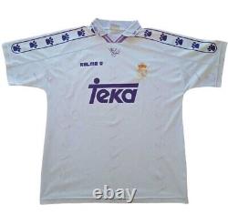 Men's Vintage Fc Real Madrid 1994/1996 Football Soccer Shirt Jersey Size L