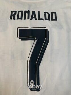 Men's XL adidas Real Madrid Ronaldo 7 L/S Jersey 15/16 New (Without Tags)