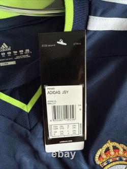 Men's adidas Kaka #8 Real Madrid 2010-11 Away Long Sleeve Jersey Sz 2XL NWT