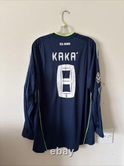 Men's adidas Kaka #8 Real Madrid 2010-11 Away Long Sleeve Jersey Sz 2XL NWT