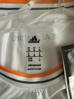 Men's adidas Ronaldo #7 2013-14 Real Madrid Home Jersey UCL Final Lisbon Sz S