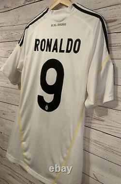 Mens Adidas Climacool 2009 Real Madrid #9 Cristiano Ronaldo Liga LG Debut Size M