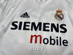 Mens Adidas Real Madrid 2004 2005 Home #23 BECKHAM Football Soccer Jersey Shirt