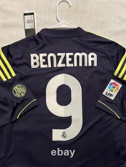 Mens Adidas Real Madrid Karim Benzema Jersey Soccer Football Futbol M medium