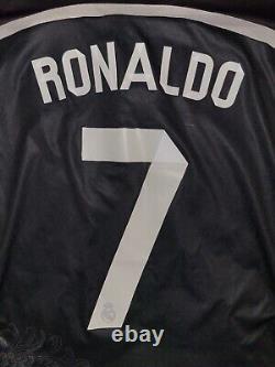 Mens Real Madrid 14/15 3rd Jersey Yohji Yamamoto Sz Medium Cristiano Ronaldo