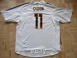 Michael Owen #11 REAL MADRID home shirt jersey ADIDAS 2004-2005/ adult SIZE XL