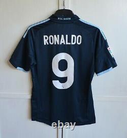 Mint! Real Madrid #9 Cristiano Ronaldo 2009/2010 Away Shirt Jersey Adidas Size S