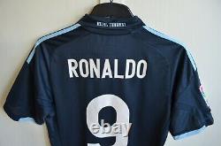 Mint! Real Madrid #9 Cristiano Ronaldo 2009/2010 Away Shirt Jersey Adidas Size S