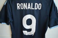 Mint! Real Madrid #9 Cristiano Ronaldo 2009/2010 Away Shirt Jersey Adidas Size S