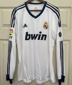 Modric #10 Men's Real Madrid LONG SLEEVE Rare Jersey Adidas Authentic LARGE