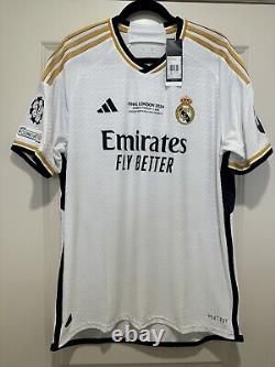 Modric #10 Men's XL Adidas Real Madrid Authentic Champions Final Jersey