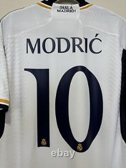 Modric #10 Men's XL Adidas Real Madrid Authentic Champions Final Jersey