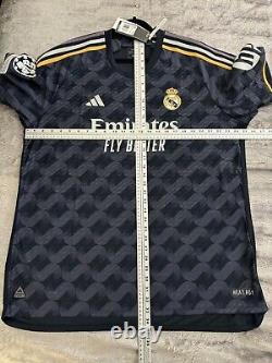 Modric #10 Mens 2XL Adidas Real Madrid Away Champions League Authentic Jersey