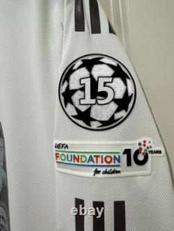 Modric #10 Mens LARGE Adidas Real Madrid Authentic Long Sleeve Farewell Jersey