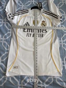 Modric #10 Mens MEDIUM Adidas Real Madrid Authentic Long Sleeve Farewell Jersey