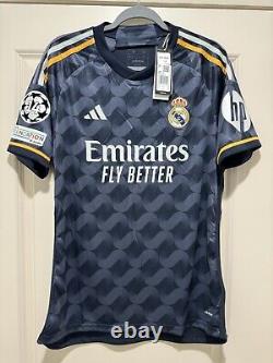 Modric #10 Mens MEDIUM Adidas Real Madrid Away Jersey Stadium Champions League