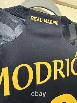 Modric #10 Mens MEDIUM Adidas Real Madrid Away Jersey Stadium Champions League