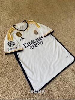 Modric #10 Real Madrid Home Jersey 23/24 / Ucl Patches